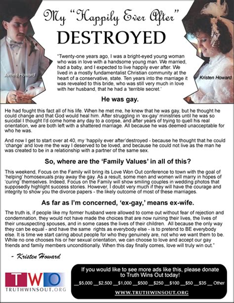 Truth Wins Out Dismayed By Tlc Special Promoting False Ex Gay Identity Two Care