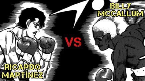 Ricardo Martínez vs Billy McCallum Full Fight Hajime no Ippo YouTube