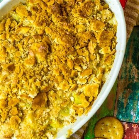 Squash Casserole with Ritz Crackers - in 2023 | Squash casserole, Ritz crackers, Veggie side dishes