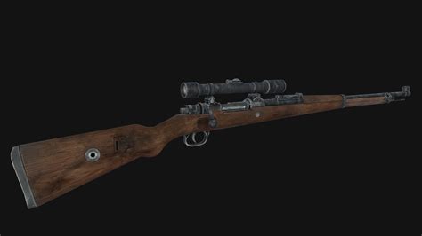 D Model Mauser K Vr Ar Low Poly Cgtrader