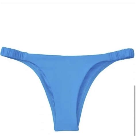 Vitamin A Zuri Cerulean Blue Ecolux Bikini Top AND Depop