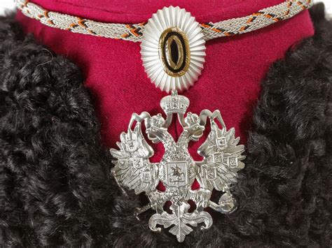 Шапка барашковая офицерская армейских драгунских полков обр.1882 года ...