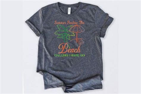 Beach Quotes T-shirt Design, Summer Graphic by Printable Designs ...