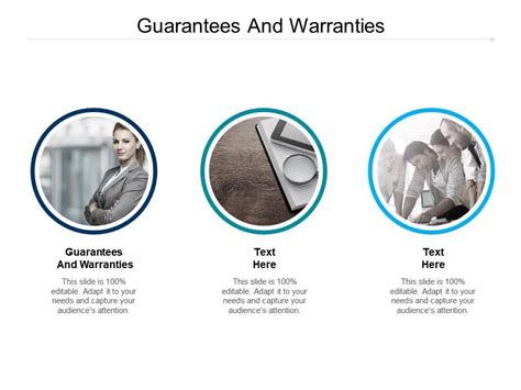 Guarantees And Warranties Ppt Powerpoint Presentation Pictures Examples