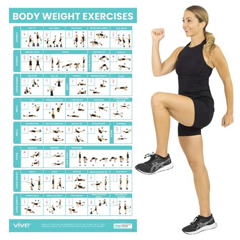 Buy Vive Body Weight Workout Bodyweight Exercises For Home Gym