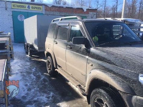 Павел, г.Алатырь, УАЗ Патриот и двухосный прицеп МЗСА 817732. Кузов 3 ...