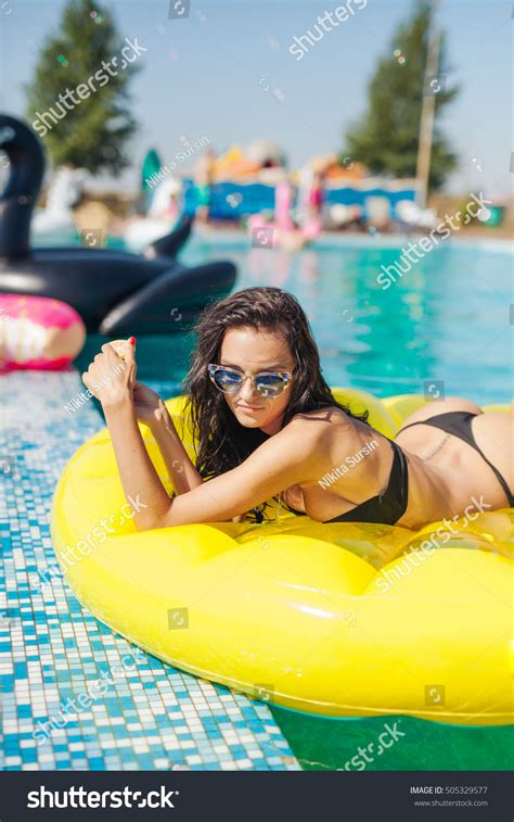 Sexy Woman Bikini Enjoying Summer Tanning Stock Photo 505329577 Shutterstock