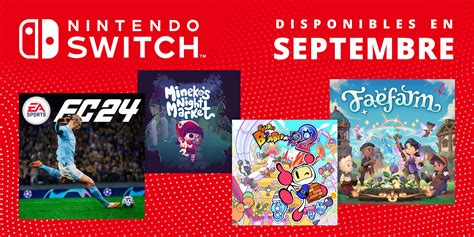 Jeux Nintendo Switch Venir Septembre News Nintendo