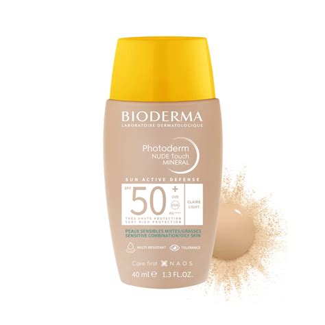 BIODERMA Photoderm NUDE Touch SPF Mineralna Krema Bez Hemijskih Filtera LIGHT ML EApoteka