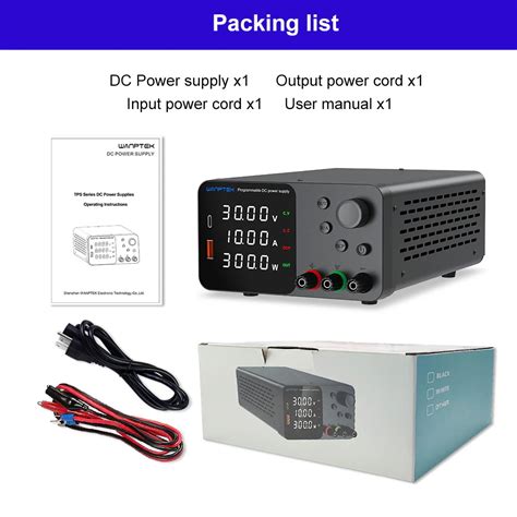 WANPTEK TPS3010 лабораторный блок питания 30В 10А. — Orbita-Cv