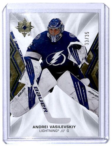 Andrei Vasilevskiy 2021 22 Upper Deck Ultimate Collection Gold 35