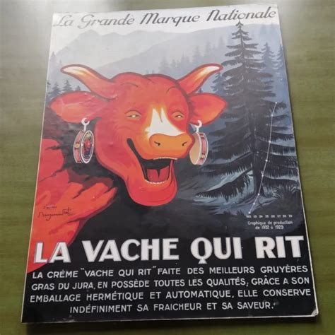 Ancien Carton Publicitaire La Vache Qui Rit Eur Picclick Fr