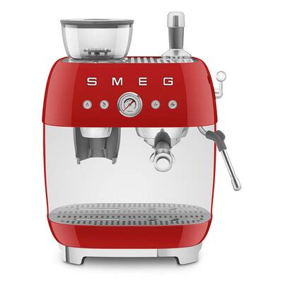 Espresso Coffee Machine Red EGF03RDEU | Smeg.com