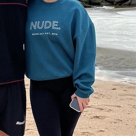 Nude Lucy Jumper Teal RTP Depop