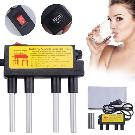 Electrolizor Testare Calitatea Apei Sunmostar ABS Portabil Negru