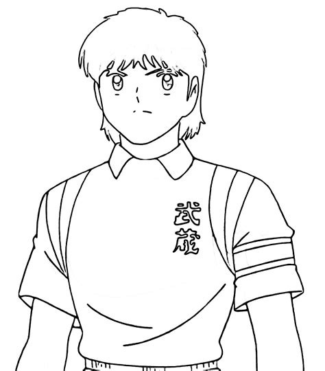 Captain Tsubasa Coloring Pages Coloring Pages