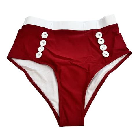 Dressfo Swim Dressfo Women Bikini Set American Flag Halter Two