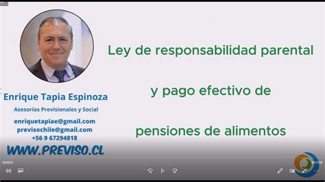 Ley De Responsabilidad Parental Y Pago Efectivo Youtube