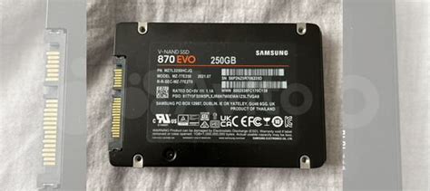 Ssd samsung 870 evo 250gb купить в Москве | Электроника | Авито