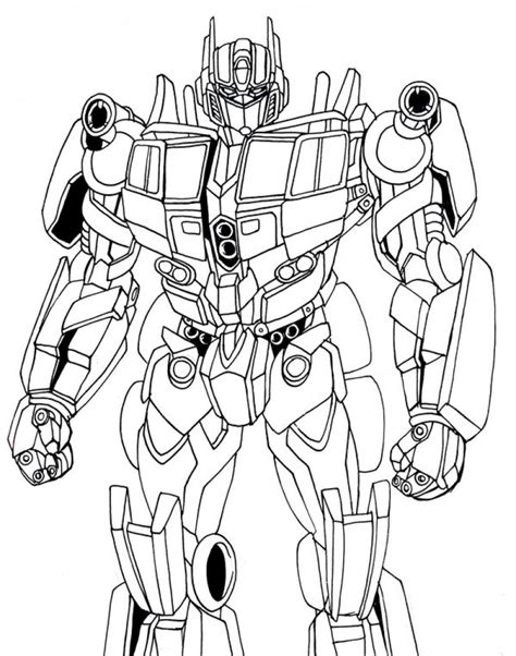 Optimus Prime Coloring Pages Printable at GetColorings.com | Free