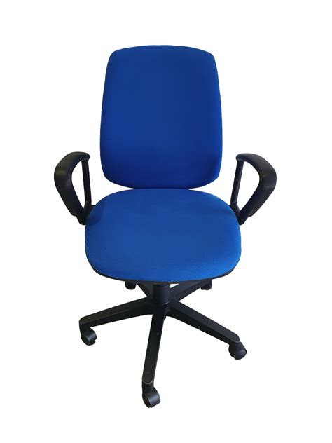 Sillas De Oficina Azul Cómodas Para 8h Diarias De Trabajo