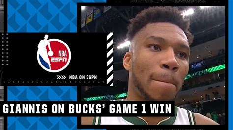 Giannis We Kept Our Composure Vs The Bulls NBA On ESPN YouTube