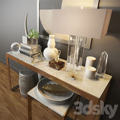 Williams-Sonoma Set 4 - Console - 3D Models
