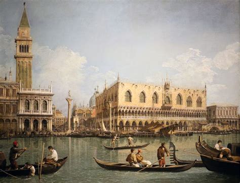 Canaletto (Giovanni Antonio Canal 1697-1768) - Veduta del Canal Grande ...