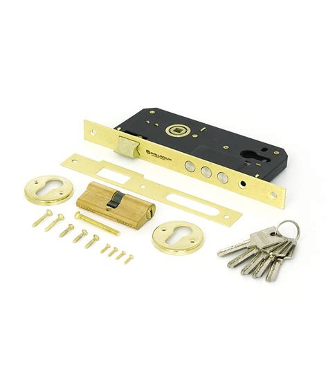 Замок врезной Palladium 2000 латунь (перф. кл.) | Lock system - Оптовые ...