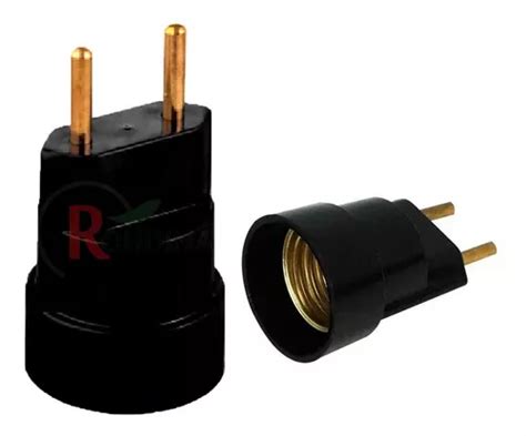 Socket para foco Rohdina Adaptador Bocal E27 Negro de plástico