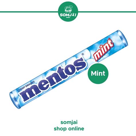 Mentos - เมนทอส ลูกอมเมนทอส 37 g. 3 รสชาติ - somjaishoponline - ThaiPick