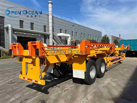 3 Axle 40ft Skeleton Intermodal Multi Function Container Chassis