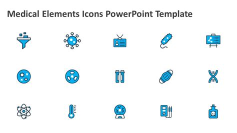 Medical Elements Icons PowerPoint Template