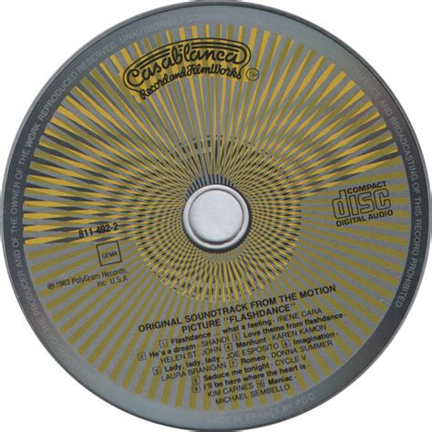 Flashdance Original Soundtrack From The Motion Picture Cd Deform Müzik