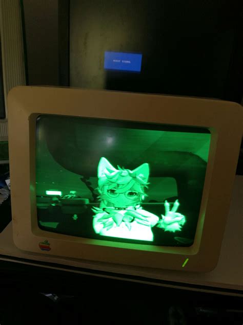 Vrchat But Its On Z Monochrome Green Apple Iic Crt Rvrchat
