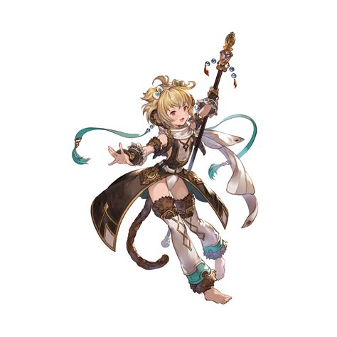 Minaba Hideo Andira Granblue Fantasy Granblue Fantasy Official Art 1girl Barefoot Blonde