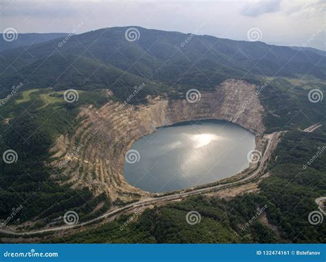 Abandoned Copper Mine Stock Image Image Of Aerial Copper 132474161