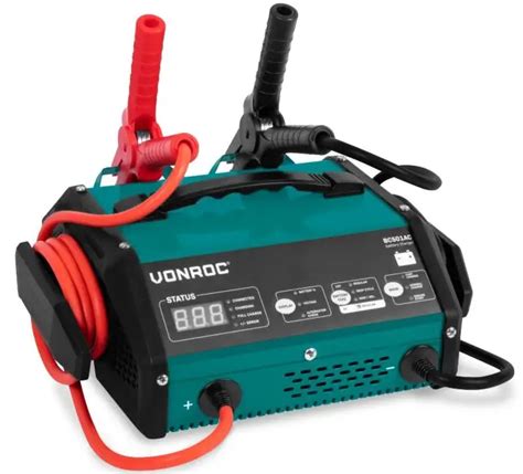 Vonroc Bc Ac Battery Charger A With Jump Start Function User Manual