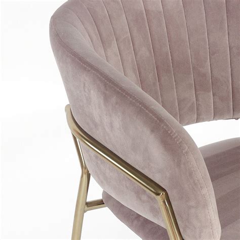 Купить стул пиза пыльно-розовый бархат ножки матовое золото в Москве и ...