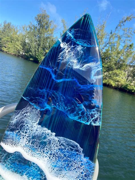 Made To Order Large Surfboard With Epoxy Resin Ocean Waves Surfboard