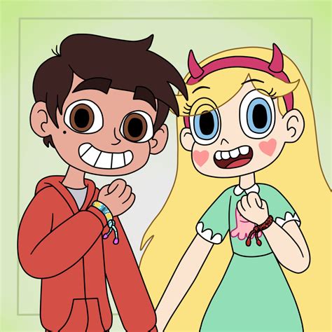 Marco And Star Have The Friendship Bracelets By Deaf Machbot On Deviantart