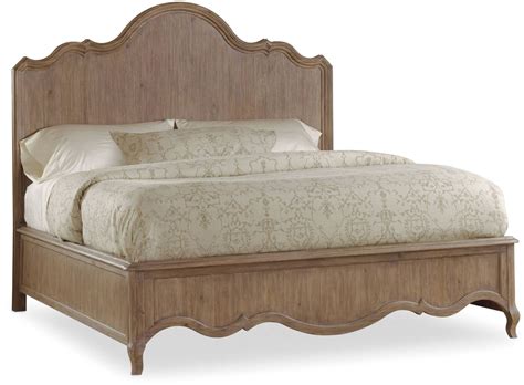 Corsica Light Wood King Panel Bed from Hooker | Coleman Furniture