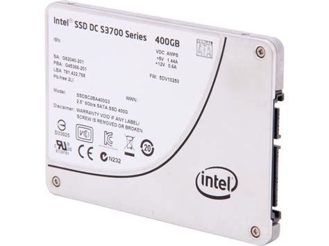 400 ГБ Внутренний жесткий диск Intel S3700 (SSDSC2BA400G3) - купить по ...