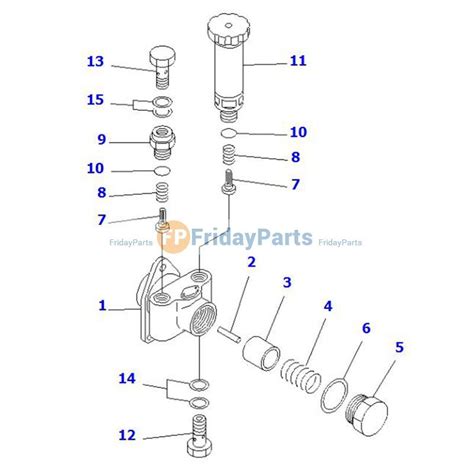 Fuel Feed Pump Ym129900 52010 For Komatsu Engine 4d94e 1a 4d98e 1a Tr Wheel Loader Wa115 3 Wa65