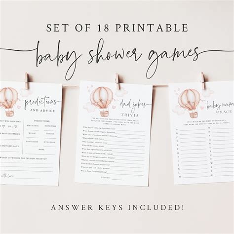 Hot Air Balloon Baby Shower Etsy