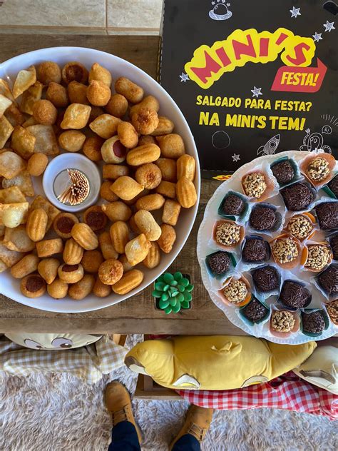 Minis Salgados E Petiscos Lan A Nova Linha De Produtos Para Festa Em