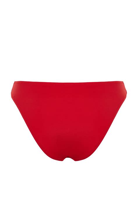 Trendyolmilla Kırmızı V Kesim Regular Bikini Altı TBESS BA Fiyatı Yorumları Trendyolmilla