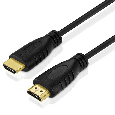 HDMI Cable[High Speed] - 6ft Gold Plated Connectors for TV PC ...