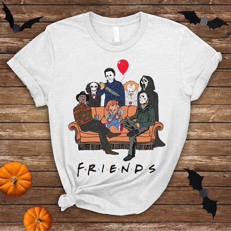 Halloween Funny Horror Friends Shirt Halloween Horror Movie Killers