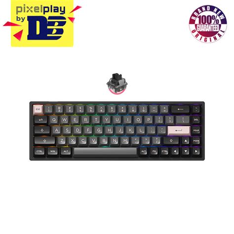 Akko Black And Pink 3068b Plus Multi Modes Rgb Mechanical Keyboard Akko